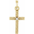 Rope Cross Pendant