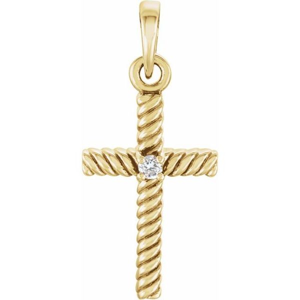 Rope Cross Pendant