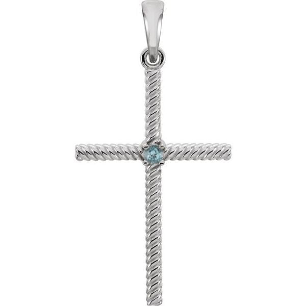 Rope Cross Pendant