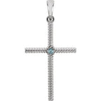 Rope Cross Pendant