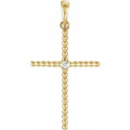 Beaded Cross Pendant