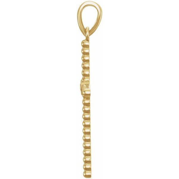 Beaded Cross Pendant - Image 2