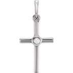 Pearl Cross Pendant