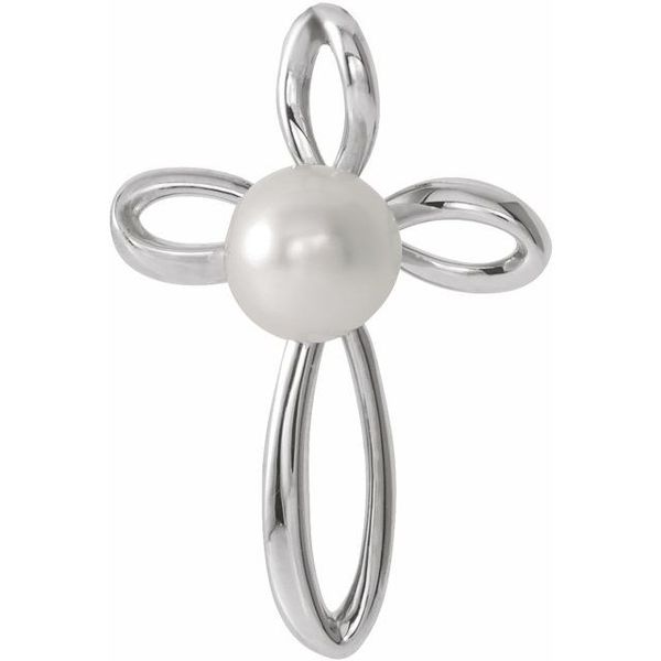 Pearl Cross Pendant