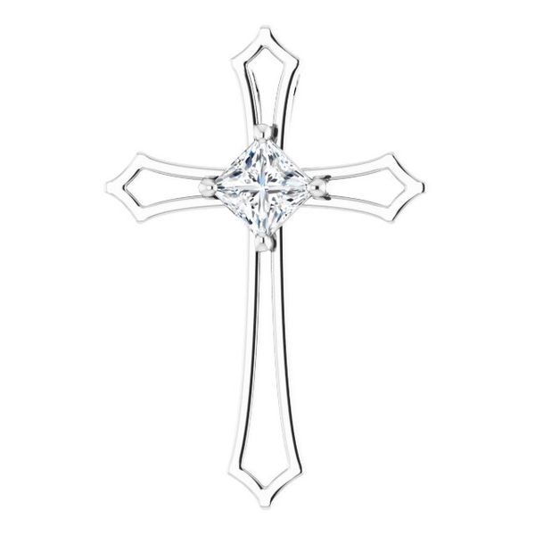 Accented Cross Pendant