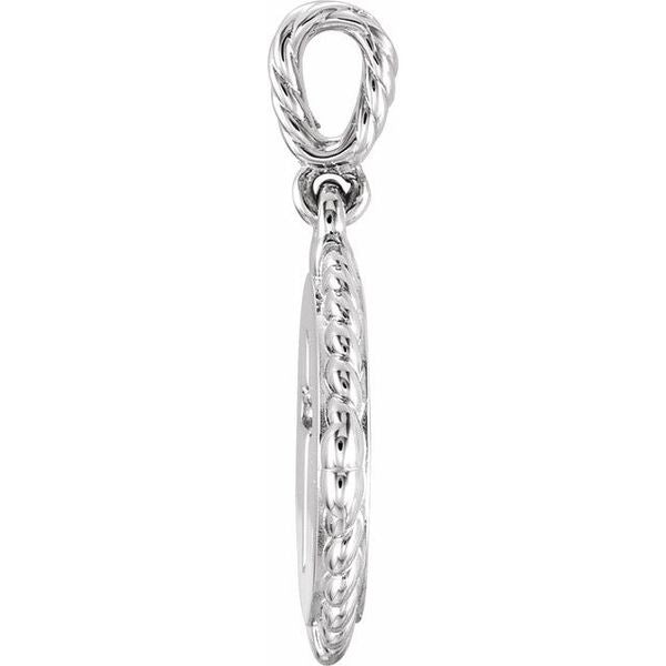 Accented Cross Disc Pendant - Image 2