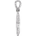 Accented Cross Disc Pendant - Image 2