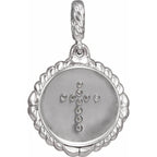 Accented Cross Disc Pendant - Image 3