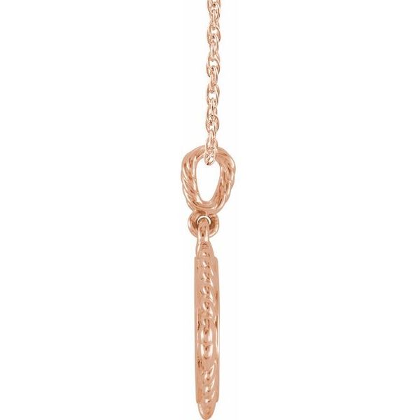 Accented Cross Disc Necklace - Image 2