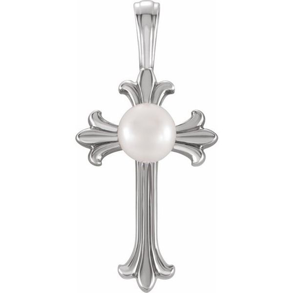 Pearl Cross Pendant