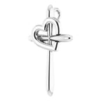 Cross with Heart Pendant - Image 2