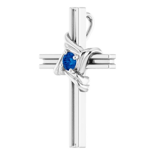 Accented Cross Pendant - Image 2