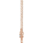 Sideways Cross Necklace - Image 2