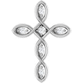 Accented Cross Pendant