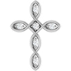 Accented Cross Pendant