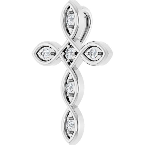 Accented Cross Pendant - Image 2
