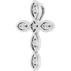 Accented Cross Pendant - Image 2