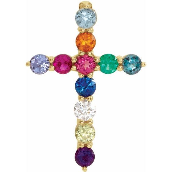 Accented Cross Necklace