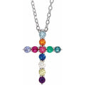 Accented Cross Necklace