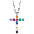 Accented Cross Necklace