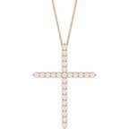 Accented Cross Necklace