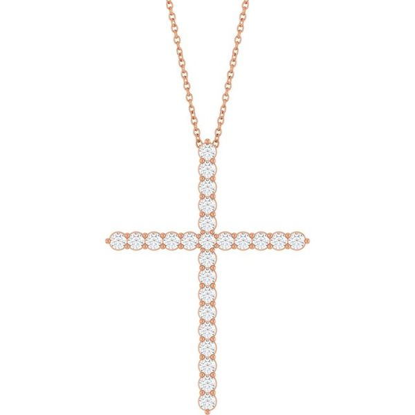 Accented Cross Necklace