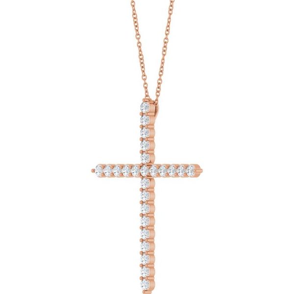 Accented Cross Necklace - Image 2