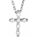 Accented Cross Necklace