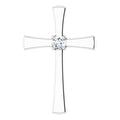 Solitaire Cross Pendant
