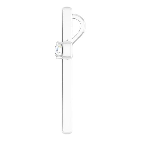 Solitaire Cross Pendant - Image 3