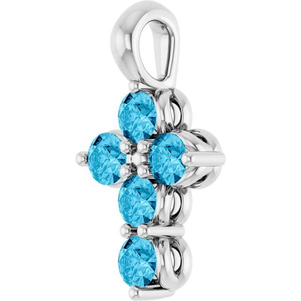 Accented Cross Pendant - Image 3