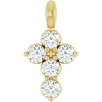 Accented Cross Pendant