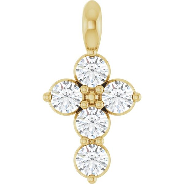 Accented Cross Pendant