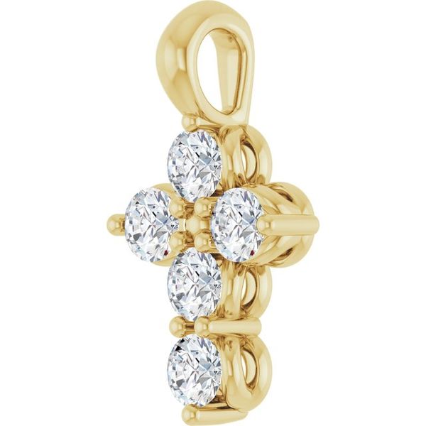 Accented Cross Pendant - Image 2