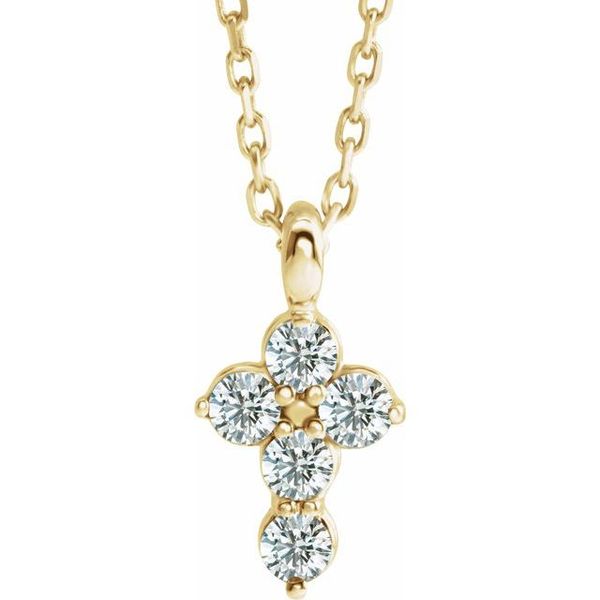 Accented Cross Necklace