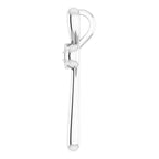 Solitaire Bezel-Set Cross Pendant - Image 3