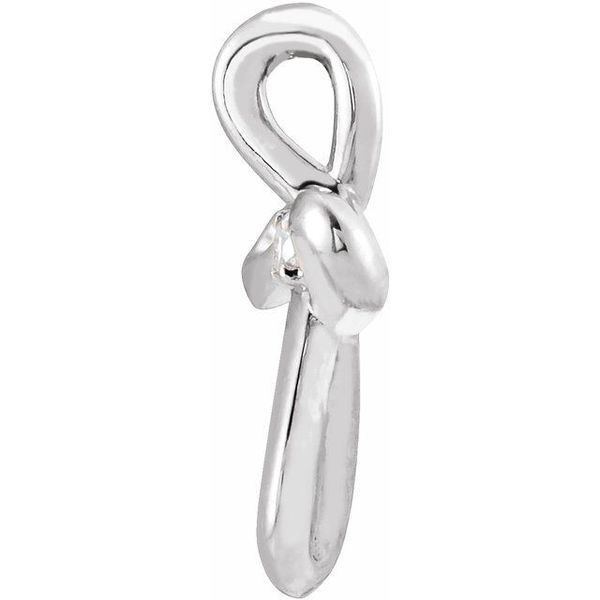 Solitaire Cross Pendant - Image 2
