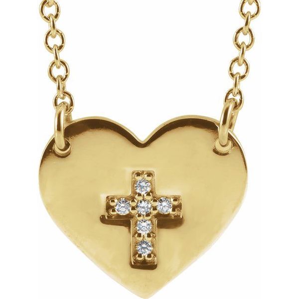 Heart & Cross Necklace
