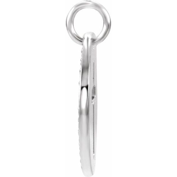 Accented Pierced Cross Pendant - Image 2