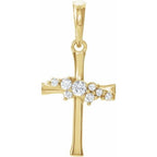 Cluster Cross Pendant