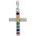 Accented Cross Pendant