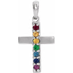 Accented Cross Pendant