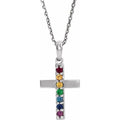 Accented Cross Necklace