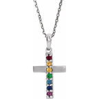 Accented Cross Necklace