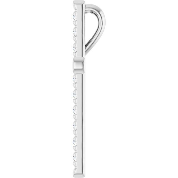 French-Set Cross Pendant - Image 3