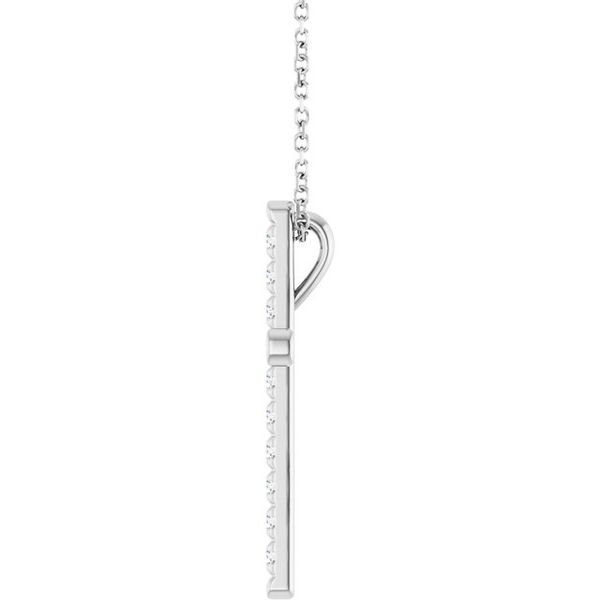 French-Set Cross Necklace - Image 3
