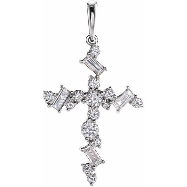 Scattered Cross Pendant