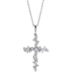 Scattered Cross Necklace