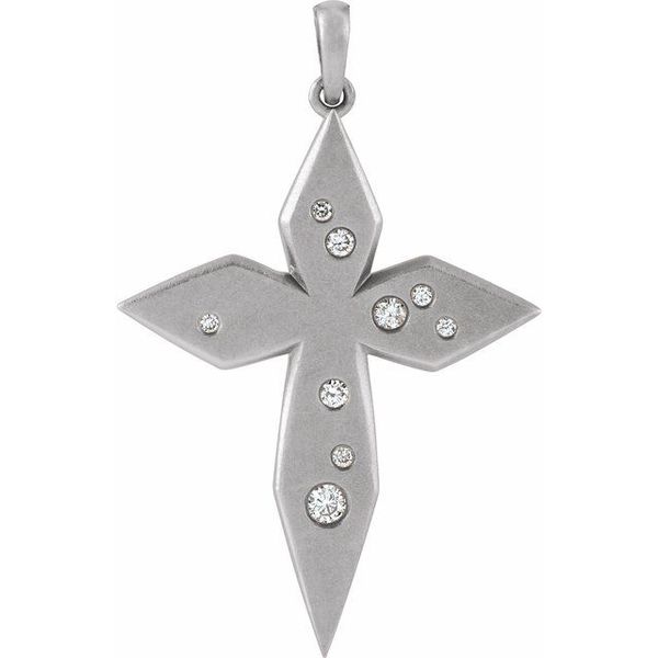 Accented Cross Pendant