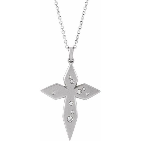 Accented Cross Necklace